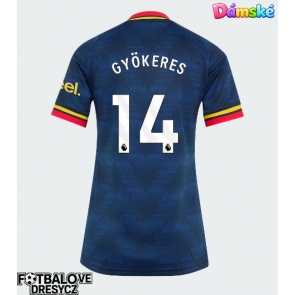 Arsenal Viktor Gyokeres #14 Dámské Venkovní Dres 2026-27 Krátký Rukáv Arsenal Viktor Gyokeres #14 Dámské Venkovní Dres 2026-27 Krátký Rukáv